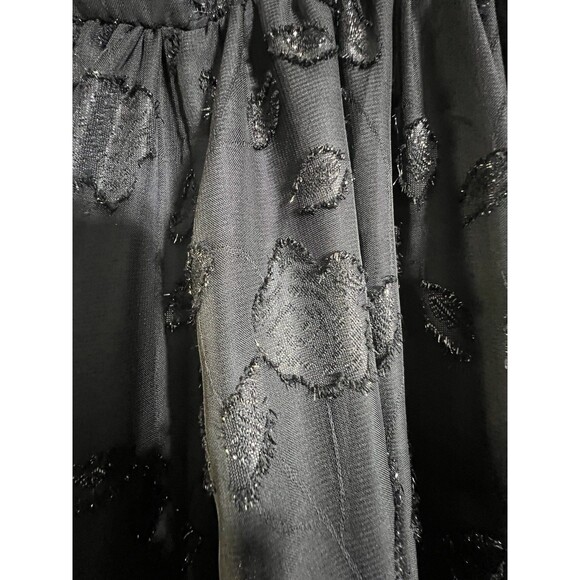 ONE33 Social Women's Black Rose Embellished Low-Back Dress Size 00  NWT - Picture 7 of 12